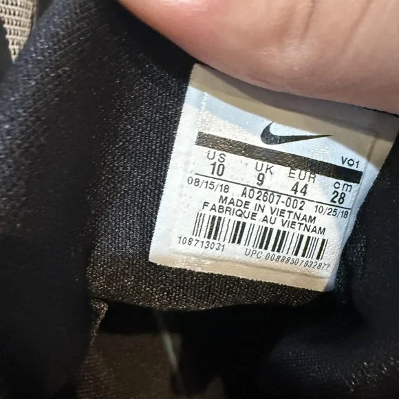 Nike PG 3 Shoes Mens Size 10 Black White Paul George Basketball Sneakers - Picture 6 of 8